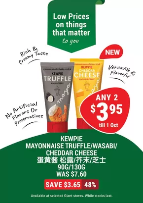 Giant catalogue in Singapore | Exclusive bargains | 2025-08-28T00:00:00.000Z - 2025-10-01T00:00:00.000Z