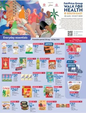 FairPrice catalogue in Singapore | Walk For Health | 2025-08-28T00:00:00.000Z - 2025-09-10T00:00:00.000Z