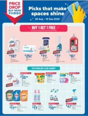 FairPrice catalogue in Singapore | Picks That Make Spaces Shine | 2025-08-28T00:00:00.000Z - 2025-09-10T00:00:00.000Z
