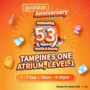 Guardian catalogue in Singapore | Great offer for all customers | 2025-09-01T00:00:00.000Z - 2025-09-07T00:00:00.000Z