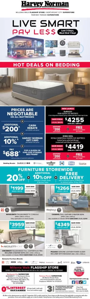 Harvey Norman catalogue | Harvey Norman promotion | 2025-08-30T00:00:00.000Z - 2025-09-01T00:00:00.000Z