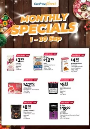 FairPrice catalogue in Singapore | Finest Monthly Specials | 2025-09-01T00:00:00.000Z - 2025-09-30T00:00:00.000Z
