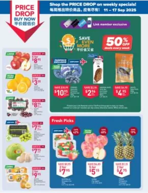 FairPrice catalogue in Singapore | Price Drop Buy Now - Fresh Buys | 2025-09-11T00:00:00.000Z - 2025-09-17T00:00:00.000Z