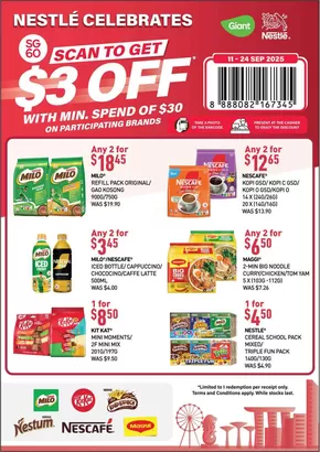 Giant catalogue in Singapore | Low Prices on things that matter to you | 2025-06-26T00:00:00.000Z - 2025-09-24T00:00:00.000Z