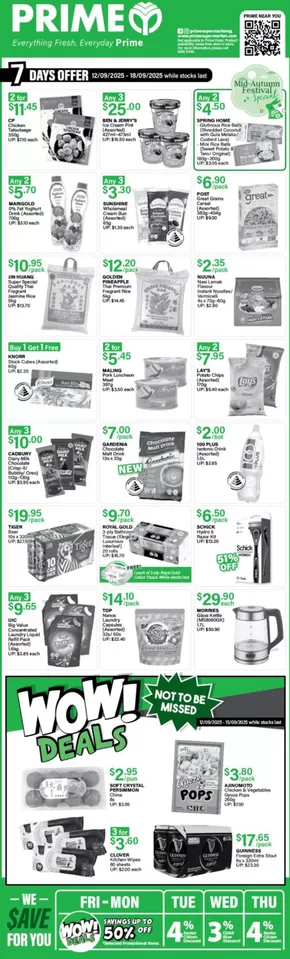 Prime Supermarket catalogue in Singapore | Prime Supermarket Product offers Prime Supermarket | 2025-09-15T00:00:00.000Z - 2025-09-29T00:00:00.000Z