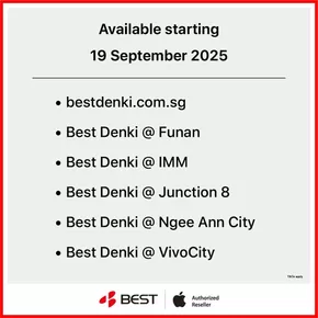 Best Denki catalogue | Attractive special offers for everyone | 2025-09-16T00:00:00.000Z - 2025-09-30T00:00:00.000Z