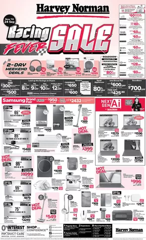 Harvey Norman catalogue | Straits Times 20 September Racing Fever Sale | 2025-09-20T00:00:00.000Z - 2025-10-04T00:00:00.000Z
