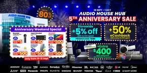 Audio House catalogue | Great discounts on selected products | 2025-09-22T00:00:00.000Z - 2025-10-06T00:00:00.000Z