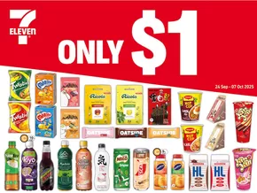 7 Eleven catalogue in Singapore | $1 Deals | 2025-09-24T00:00:00.000Z - 2025-10-07T00:00:00.000Z