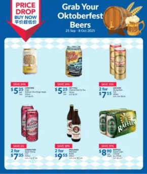 FairPrice catalogue in Singapore | Grab Your Oktoberfest Beers | 2025-09-25T00:00:00.000Z - 2025-10-08T00:00:00.000Z