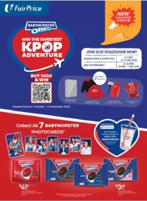 FairPrice catalogue in Singapore | Oreo x BabyMonster | 2025-09-25T00:00:00.000Z - 2025-10-08T00:00:00.000Z