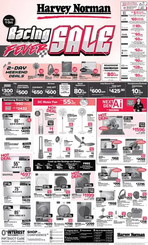 Harvey Norman catalogue | Straits Times 27 September Racing Fever Sale | 2025-09-27T00:00:00.000Z - 2025-10-11T00:00:00.000Z