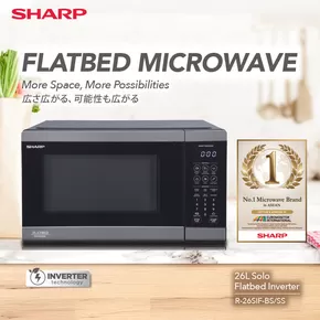 Sharp catalogue in Singapore | Save now with our deals | 2025-09-29T00:00:00.000Z - 2025-10-13T00:00:00.000Z