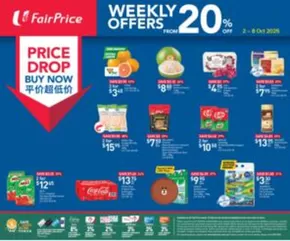 FairPrice catalogue in Singapore | Price Drop Buy Now - Weekly Offers From 20% Off | 2025-10-02T00:00:00.000Z - 2025-10-08T00:00:00.000Z