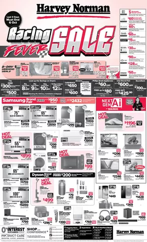 Harvey Norman catalogue | Straits Times 4 October Racing Fever Sale | 2025-10-04T00:00:00.000Z - 2025-10-18T00:00:00.000Z