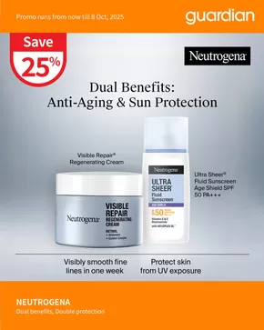 Guardian catalogue in Singapore | Current bargains and offers | 2025-10-06T00:00:00.000Z - 2025-10-20T00:00:00.000Z