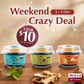 Eu Yan Sang catalogue in Singapore | Great discounts on selected products | 2025-10-06T00:00:00.000Z - 2025-10-20T00:00:00.000Z