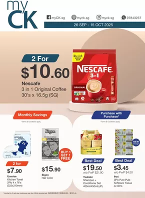 myCK catalogue in Bukit Merah | Wide range of offers | 2025-10-08T00:00:00.000Z - 2025-10-22T00:00:00.000Z