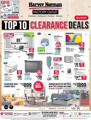 Harvey Norman catalogue in Bukit Merah | Top offers for all bargain hunters | 2025-10-08T00:00:00.000Z - 2025-10-22T00:00:00.000Z
