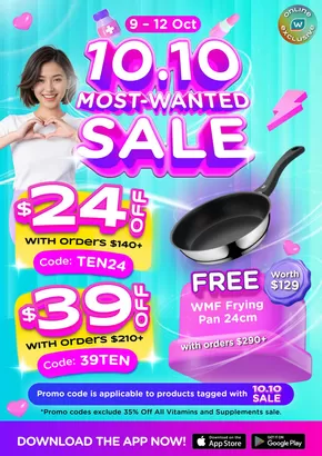 Watsons catalogue in Singapore | Watsons promotion | 2025-10-09T00:00:00.000Z - 2025-10-23T00:00:00.000Z