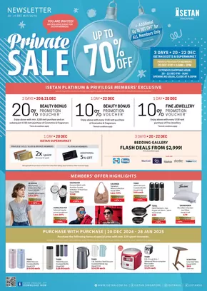 Isetan catalogue in Singapore | Top deals and discounts | 2025-10-18T00:00:00.000Z - 2025-11-01T00:00:00.000Z