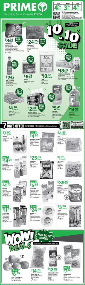 Prime Supermarket catalogue in Singapore | Prime Supermarket Product offers Prime Supermarket | 2025-10-19T00:00:00.000Z - 2025-11-02T00:00:00.000Z