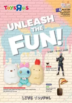 Toys R Us catalogue in Singapore | Toys R Us promotion | 2025-10-20T00:00:00.000Z - 2025-11-03T00:00:00.000Z