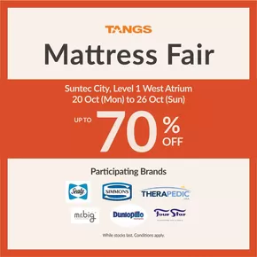 Tangs catalogue in Singapore | Our best offers for you | 2025-10-26T00:00:00.000Z - 2025-11-09T00:00:00.000Z