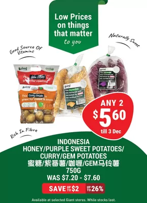 Giant catalogue in Singapore | Wide range of offers | 2025-10-30T00:00:00.000Z - 2025-12-03T00:00:00.000Z