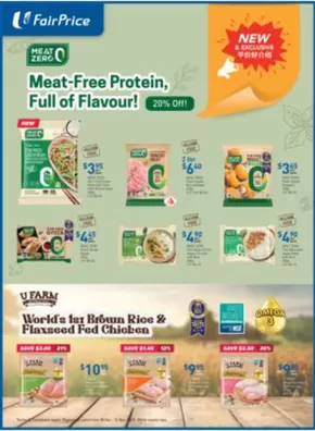 FairPrice catalogue in Singapore | Meat Zero x U Farm | 2025-10-30T00:00:00.000Z - 2025-11-12T00:00:00.000Z