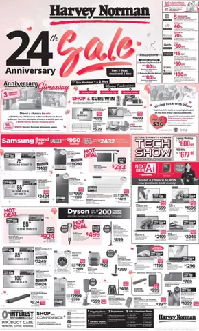 Harvey Norman catalogue | Straits Times 1 Nov Harvey Norman 24th Anniversary Sale | 2025-11-01T00:00:00.000Z - 2025-11-03T00:00:00.000Z