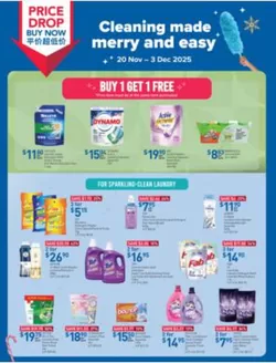 FairPrice catalogue in Singapore | Cleaning Made Merry And Easy | 2025-11-20T00:00:00.000Z - 2025-12-03T00:00:00.000Z