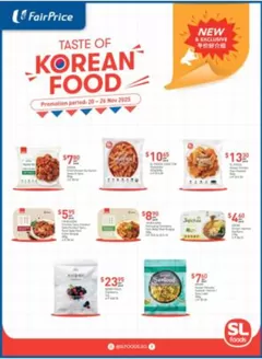 FairPrice catalogue in Singapore | Taste Of Korean Food | 2025-11-20T00:00:00.000Z - 2025-11-26T00:00:00.000Z