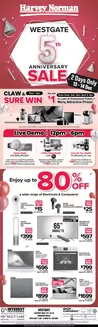 Harvey Norman catalogue | Straits Times 13 December Westgate 5th Anniversary Sale | 2025-12-13T00:00:00.000Z - 2025-12-14T00:00:00.000Z