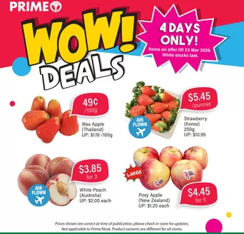 Prime Supermarket catalogue | Discover attractive offers | 2026-03-20T00:00:00.000Z - 2026-03-23T00:00:00.000Z
