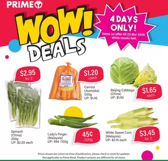 Prime Supermarket catalogue | Special offers for you | 2026-03-25T00:00:00.000Z - 2026-04-08T00:00:00.000Z