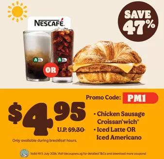 Burger King catalogue in Singapore | Save now with our deals | 2026-04-09T00:00:00.000Z - 2026-07-05T00:00:00.000Z