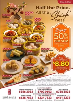 Peach Garden catalogue in Singapore | New Dim Sum 50 | 2026-05-10T00:00:00.000Z - 2026-06-21T00:00:00.000Z