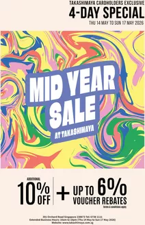 Takashimaya catalogue | May 10% Card Day Main Catalogue | 2026-05-14T00:00:00.000Z - 2026-05-17T00:00:00.000Z