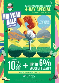 Takashimaya catalogue | May 10% Card Day Golf Fest Catalogue | 2026-05-12T00:00:00.000Z - 2026-05-25T00:00:00.000Z