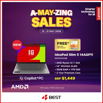 Best Denki catalogue in Singapore | Best Denki promotion | 2026-05-15T00:00:00.000Z - 2026-05-31T00:00:00.000Z