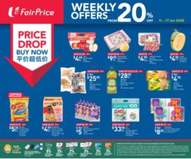 FairPrice catalogue | Price Drop Buy Now - Weekly Offers From 20 Off | 2026-06-11T00:00:00.000Z - 2026-06-17T00:00:00.000Z