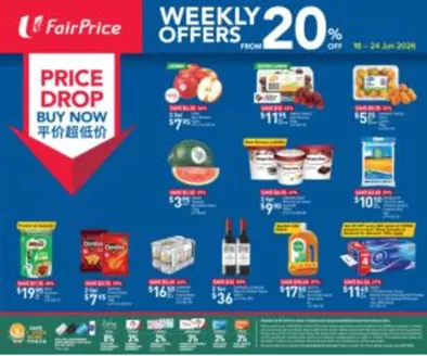 FairPrice catalogue | Price Drop Buy Now - Weekly Offers From 20 Off | 2026-06-18T00:00:00.000Z - 2026-06-24T00:00:00.000Z