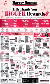 Harvey Norman catalogue | Straits Times 4 July Big Thank You Bigger Rewards | 2026-07-01T00:00:00.000Z - 2026-12-31T00:00:00.000Z