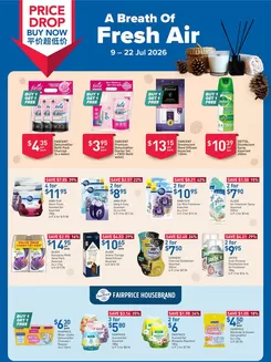 FairPrice catalogue in Singapore | A Breath Of Fresh Air | 2026-07-09T00:00:00.000Z - 2026-07-22T00:00:00.000Z