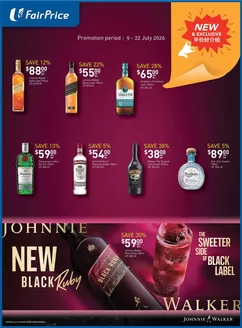 FairPrice catalogue | Johnnie Walker New Black Ruby | 2026-07-09T00:00:00.000Z - 2026-07-22T00:00:00.000Z