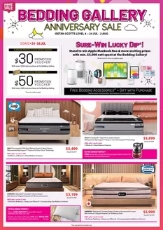 Isetan catalogue in Singapore | M13 Private Sale Bedding | 2026-07-24T00:00:00.000Z - 2026-08-02T00:00:00.000Z