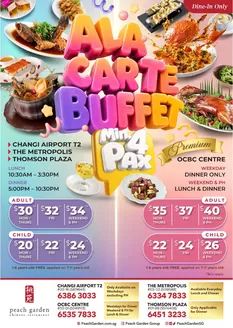 Peach Garden catalogue | A La Carte Buffet Limited-Time Offer | 2026-07-25T00:00:00.000Z - 2026-08-08T00:00:00.000Z