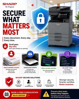 Sharp catalogue in Singapore | Sharp promotion | 2026-07-29T00:00:00.000Z - 2026-08-12T00:00:00.000Z