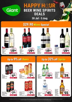 Giant catalogue | Happy Hour - Beer Wine Spirits Deals | 2026-07-30T00:00:00.000Z - 2026-08-06T00:00:00.000Z